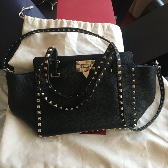 Valentino Black Purse - Picture 2 of 3